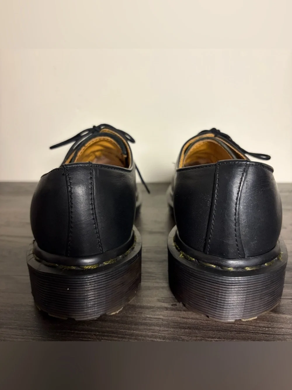 Dr Martens 1461 Black Leather Oxfords Big Kids Sz 4 UK Unisex School Shoe Preppy